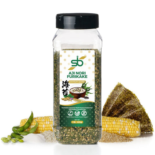Aji Nori Furikake seasoning blend with seaweed and sesame for rice dishes – SB Spices