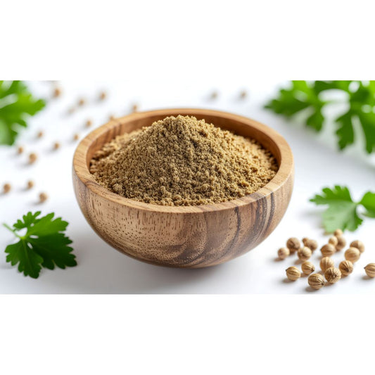 Coriander Ground – warm and citrusy spice for curries, roasted vegetables, spice blends, and baked dishes – global flavor – SB Spices
