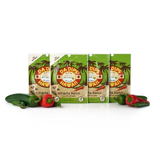 Sriracha Ranch Hawaiian seasoning blend with chiles, garlic, and onion – spicy tangy island flavor – SB Spices