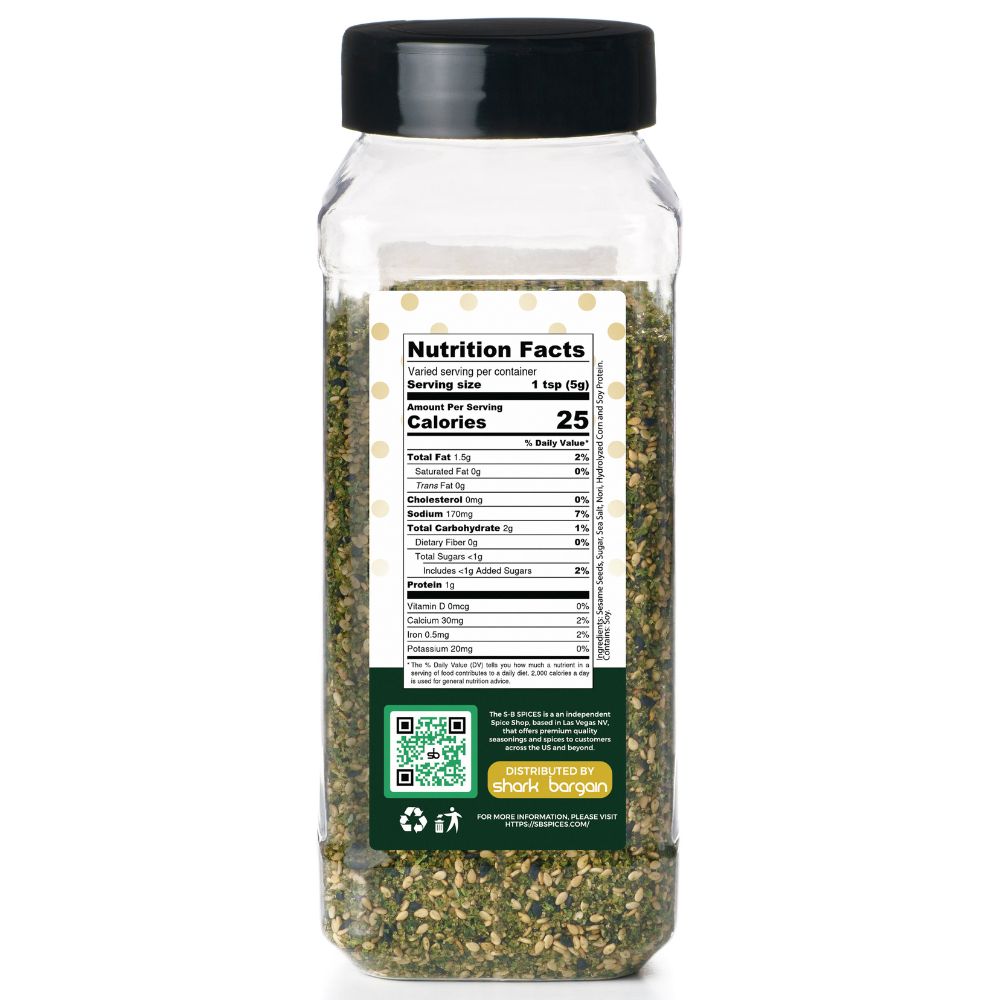 Close-up of Aji Nori Furikake showing sesame seeds, nori flakes, and rich texture – SB Spices