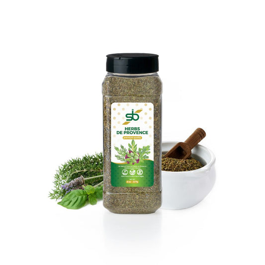 Herbs de Provence seasoning blend with rosemary, thyme, marjoram, and oregano – classic French herb mix – SB Spices